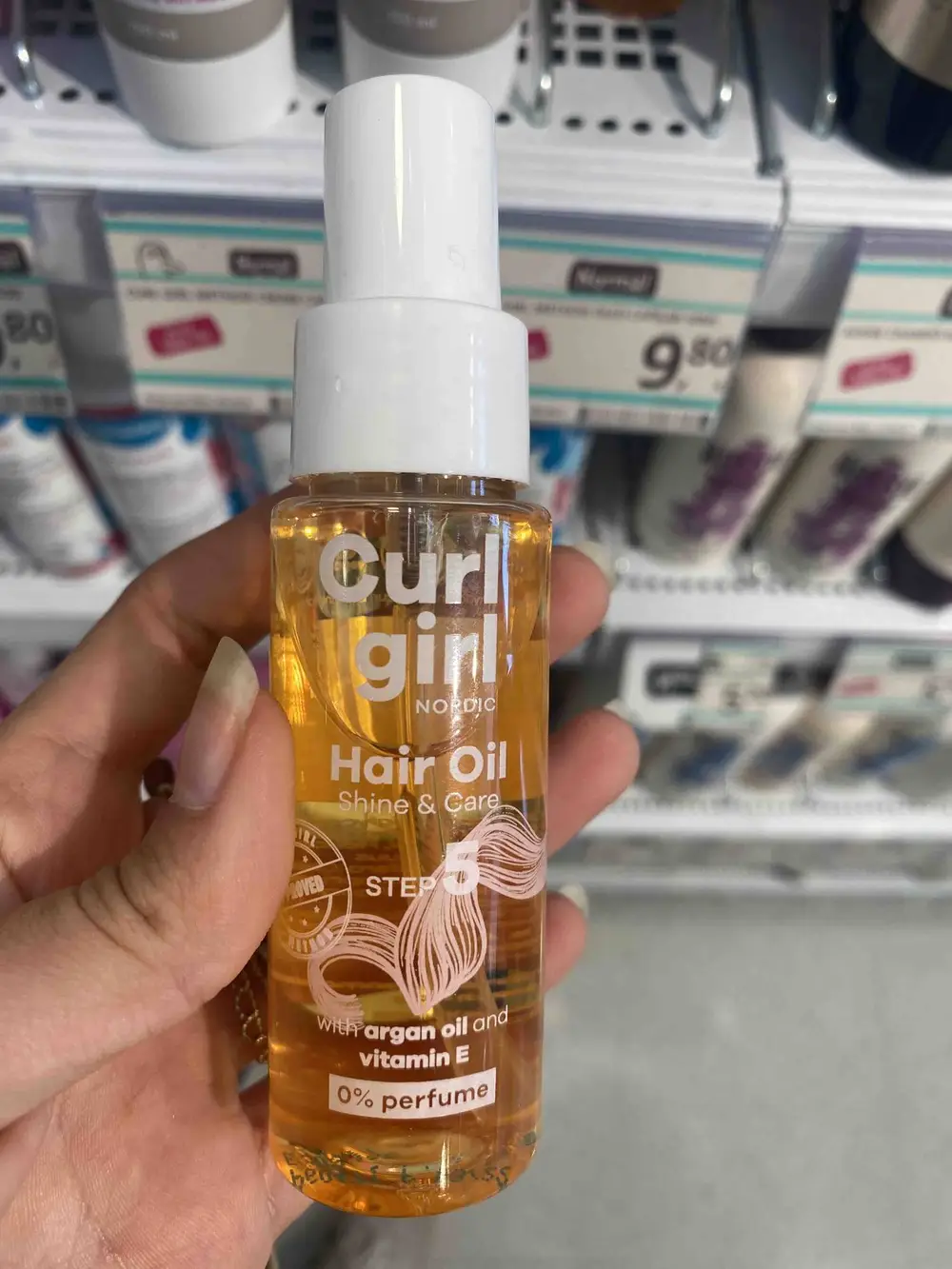 CURL GIRL  NORDIC - Hair oil step 5