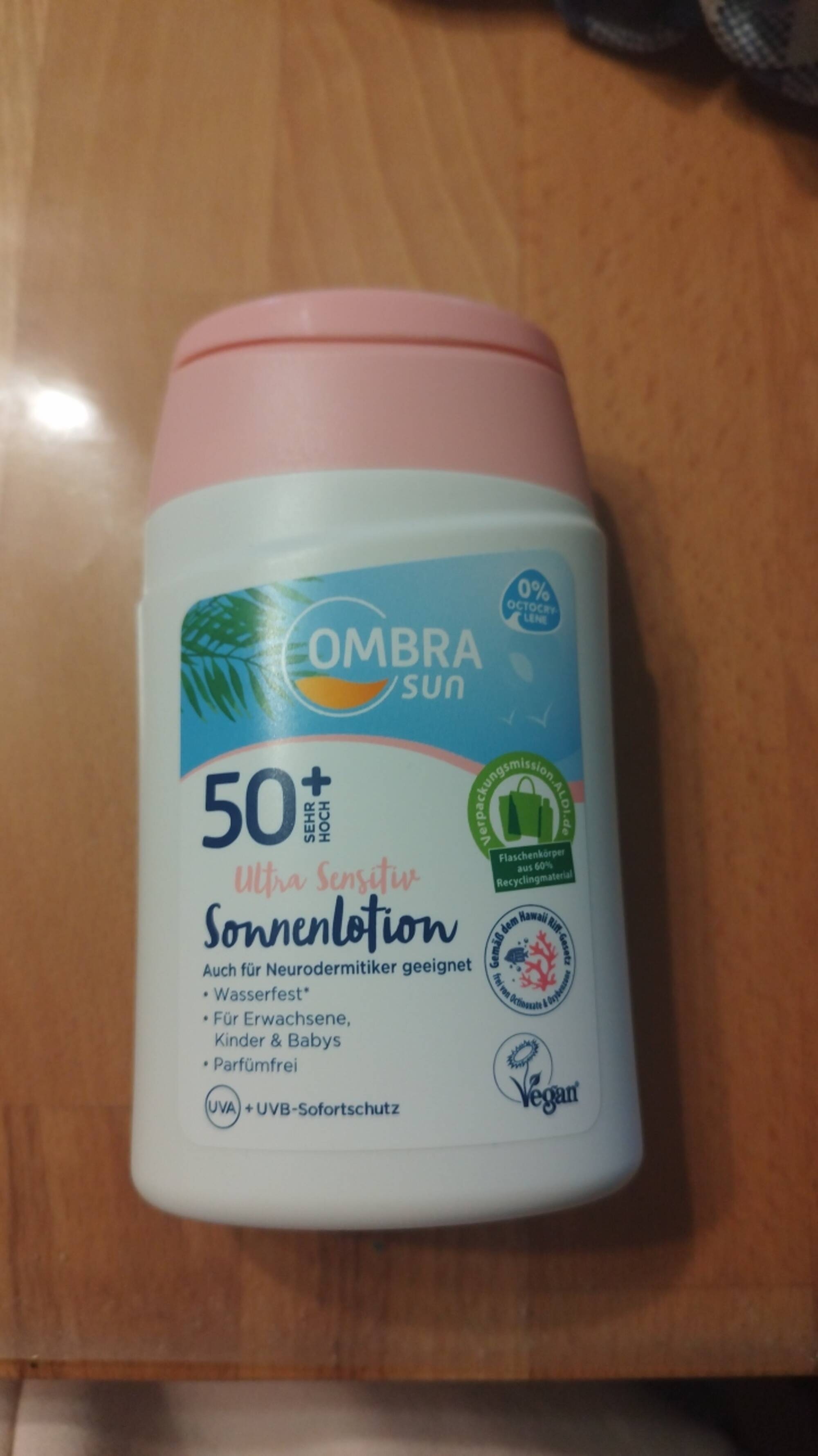 OMBRA SUN - Ultra sensitiv sonnenlotion 50+