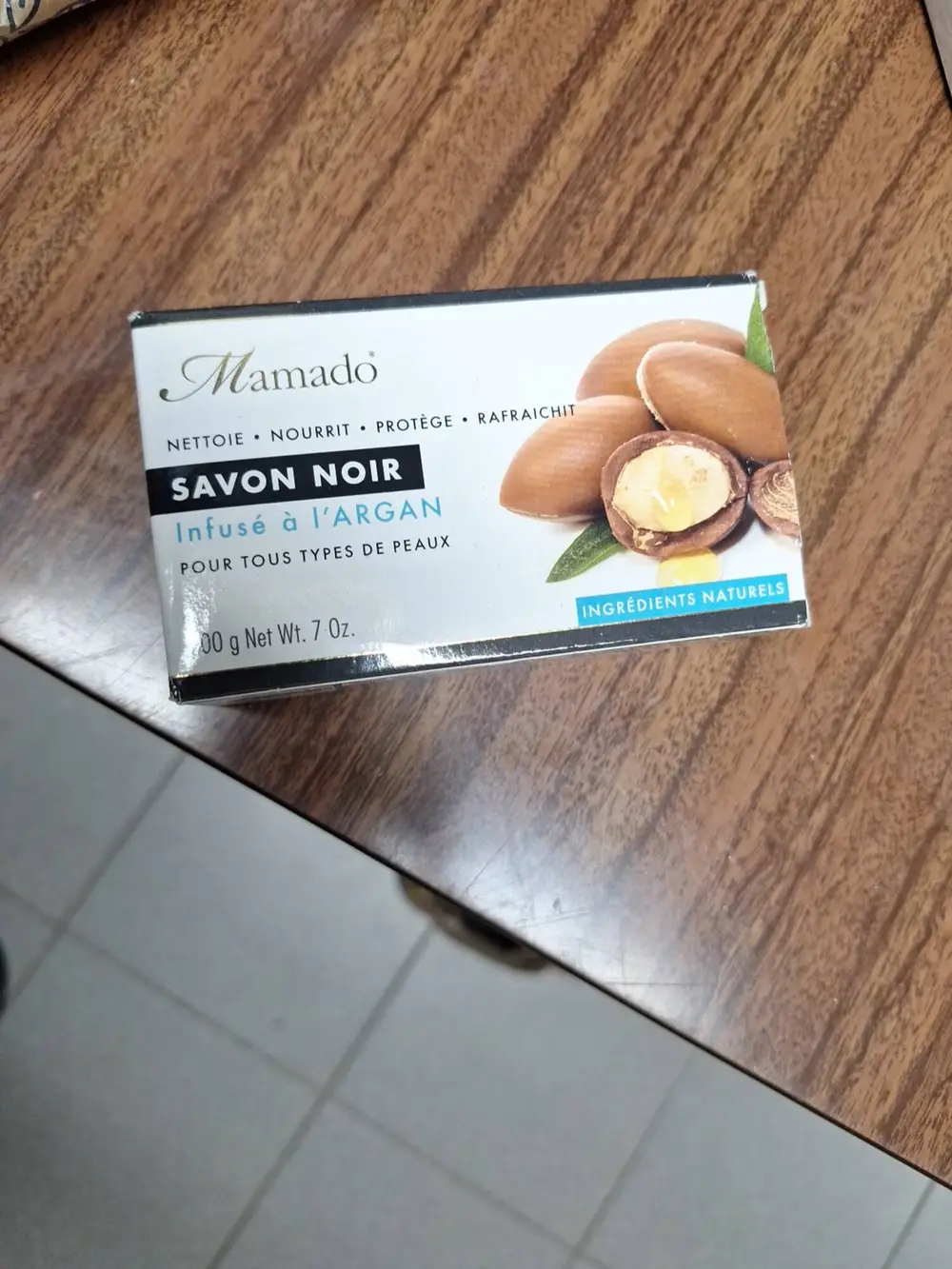 MAMADO - Savon noir infusé à l'argan 