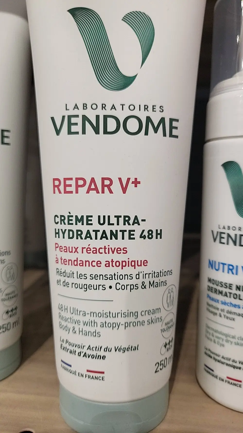 VENDOME - Repar V+ - Crème ultra-hydratante 48h