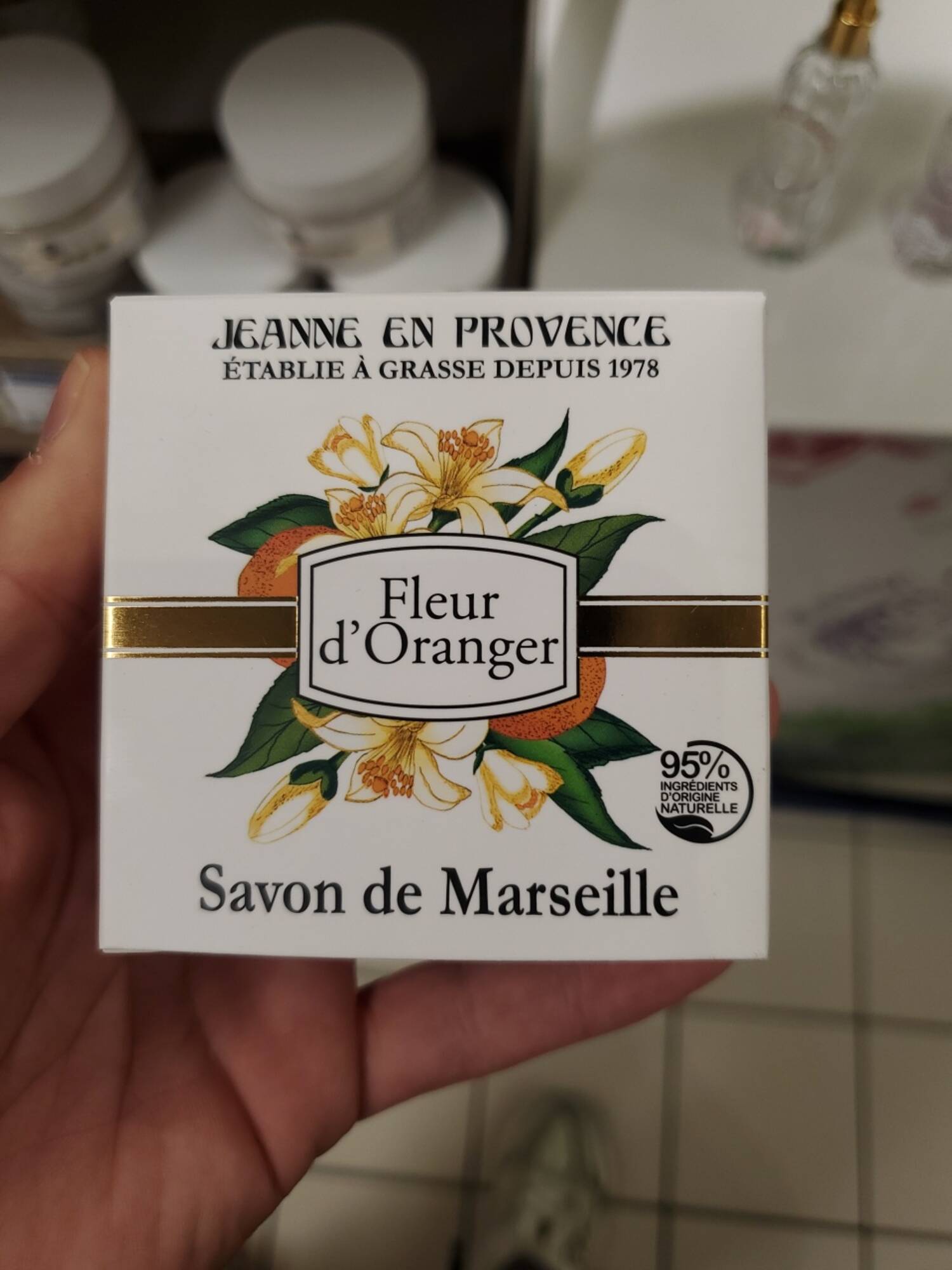 JEANNE EN PROVENCE - Fleur d'oranger - Savon de Marseille