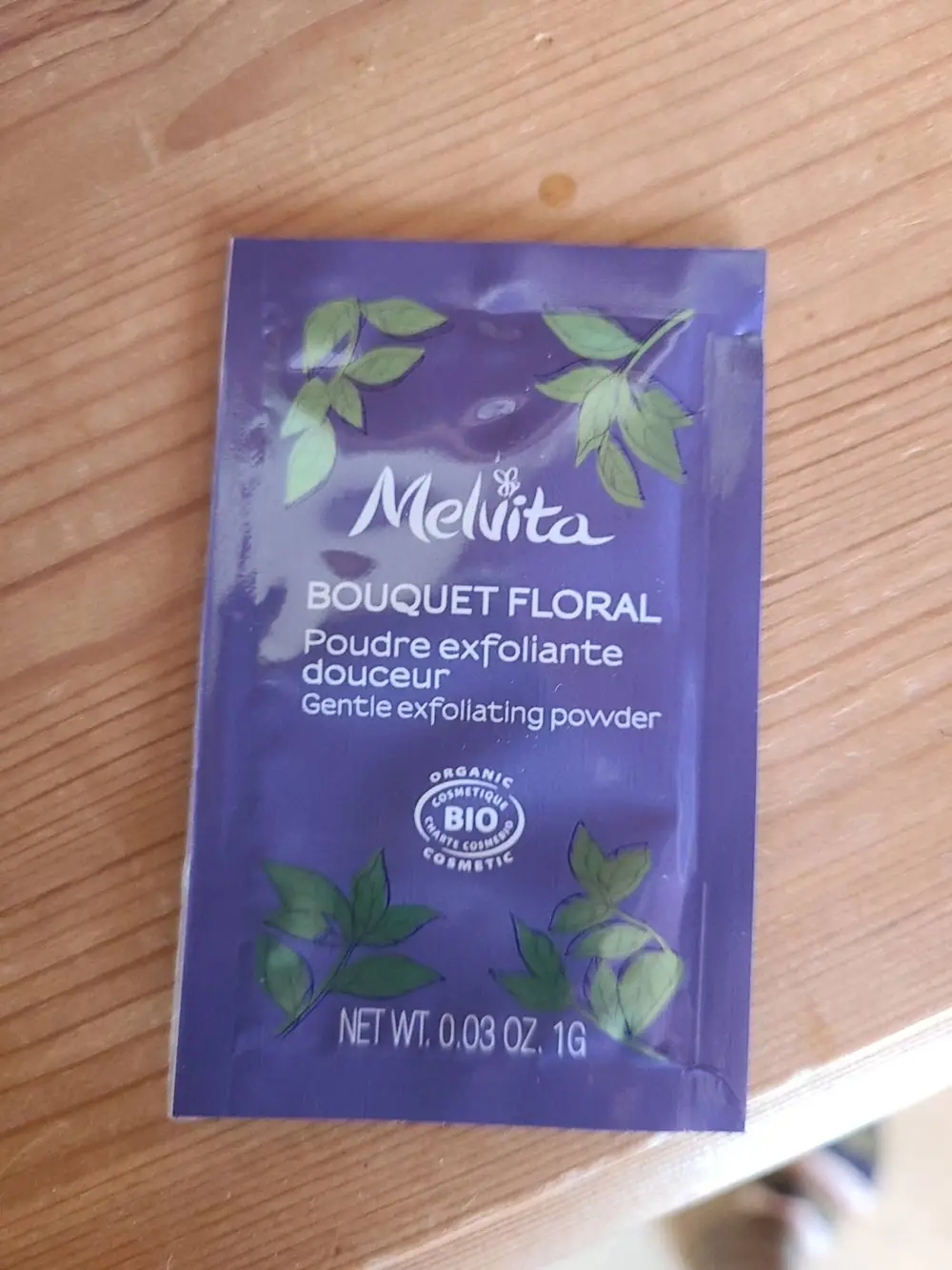 MELVITA - Bouquet floral - Poudre exfoliante douceur