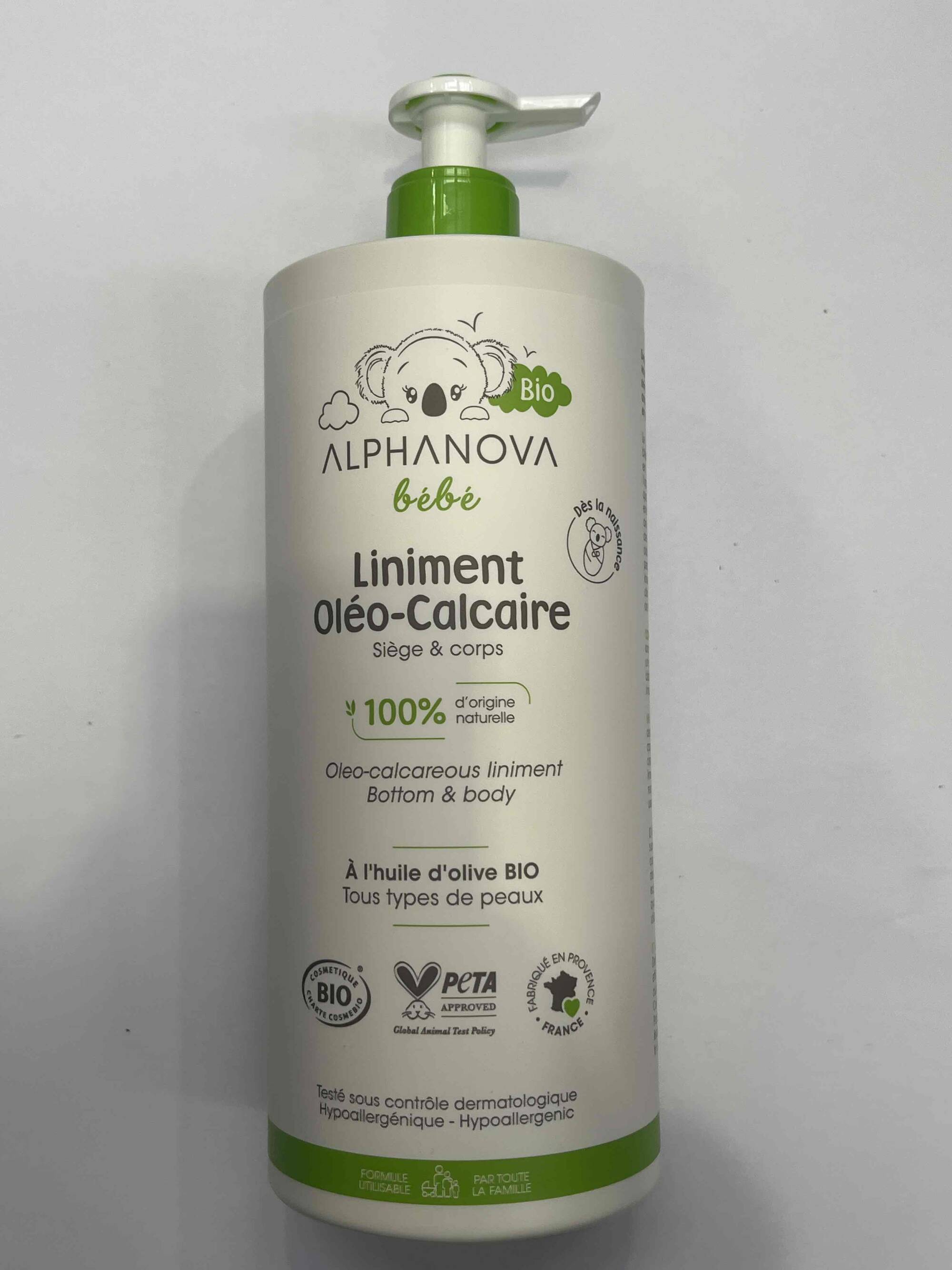 ALPHANOVA - Bébé - Liniment oléo-calcaire