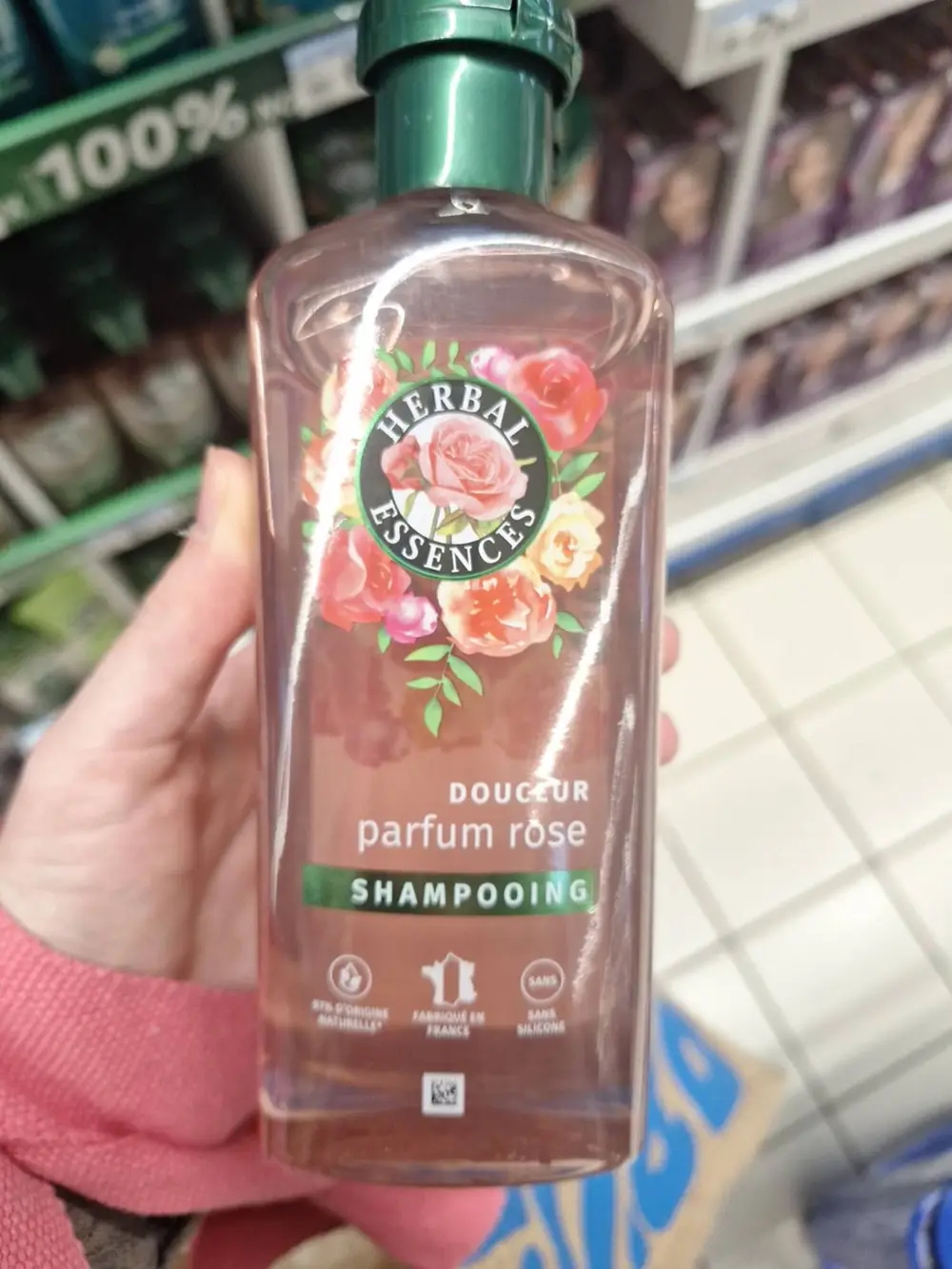 HERBAL ESSENCES - Douceur parfum rose - Shampoing