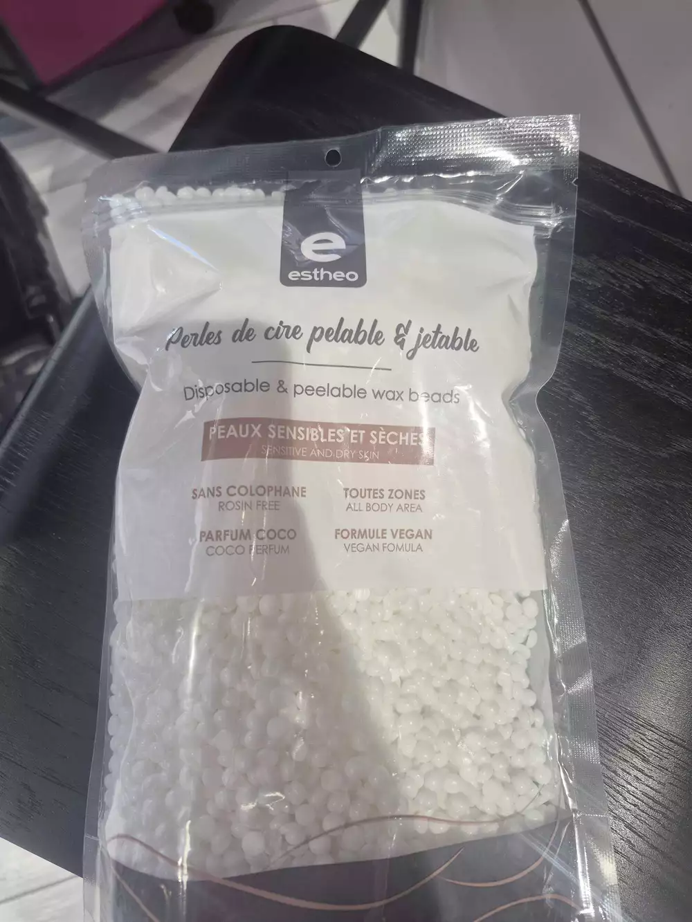 ESTHEO - Perles de cire pelable et jetable