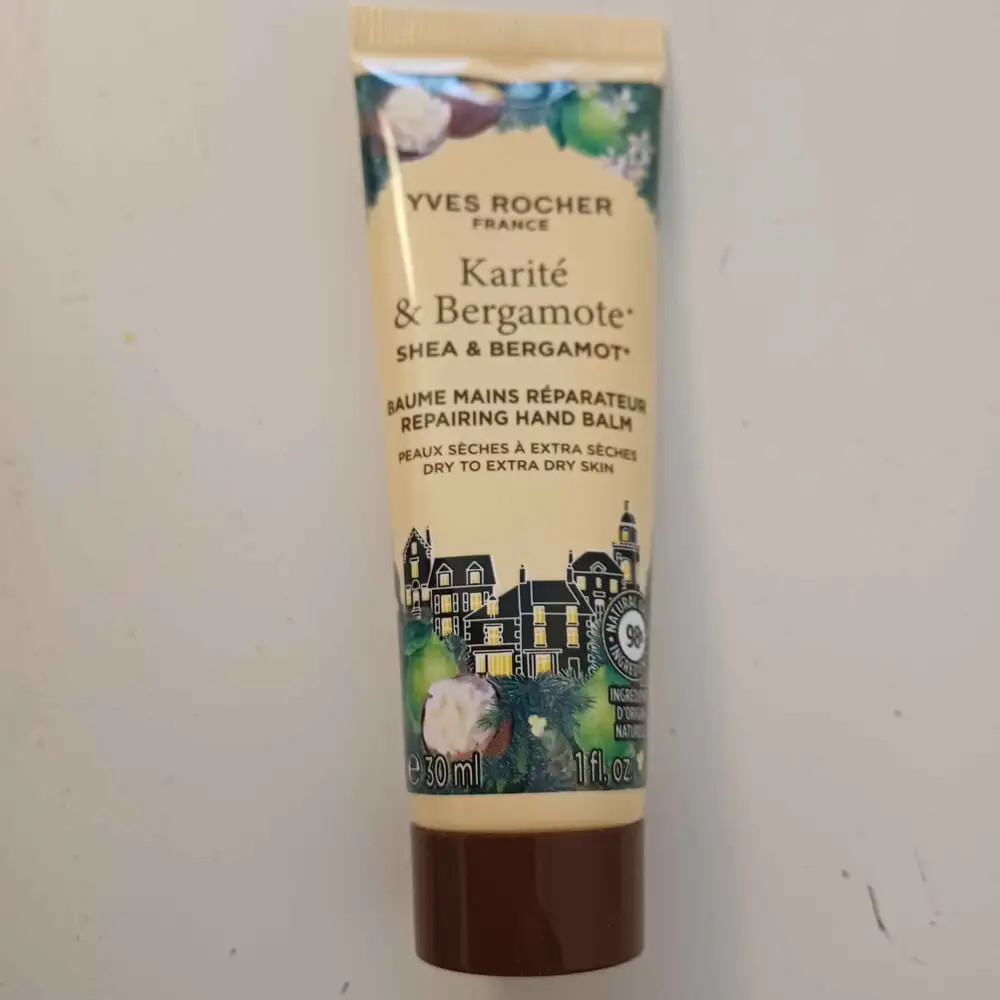 YVES ROCHER - Karité & bergamote - Baume mains réparateur
