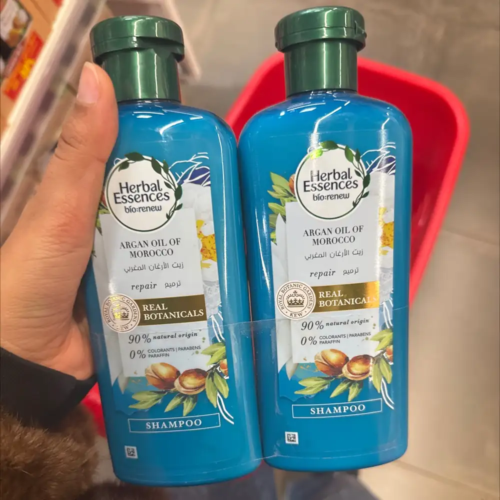 HERBAL ESSENCES - Argan oil of morocco real botanicals - Shampoo