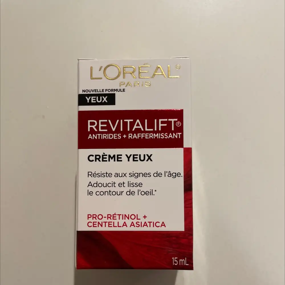 L'ORÉAL PARIS - Revitalift - Crème yeux pro-rétinol + centella asiatica