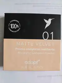 ADOPT' - Matte velvet 01 - Poudre compacte matifiante