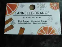 SAVON DU MIDI - Savon au karité canelle orange