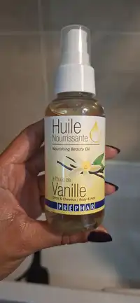 PRÉPHAR - Huile nourrissante à l'huile de vanille