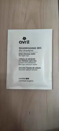 AVRIL - Shampooing sec pour cheveux clairs