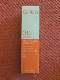LABORATOIRES DE BIARRITZ - Spray solaire sans traces blanches SPF 30