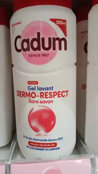 CADUM - Peaux sensibles - Gel lavant dermo-respect sans savon