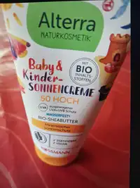 ALTERRA - Baby & kinder - Sonnencreme 50 hoch