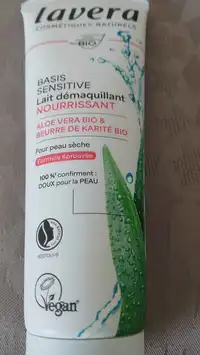 LAVERA - Basis sensitive - Lait démaquillant nourrissant