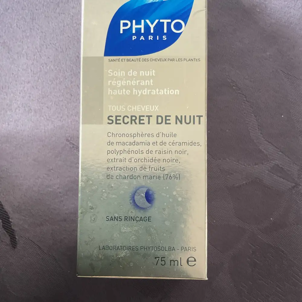 PHYTO - Secret de nuit - Soin de nuit régénérant haute hydratation