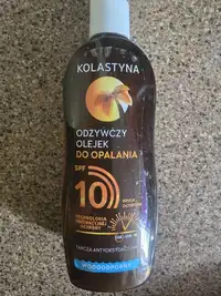 KOLASTYNA - Odżywczy Olejek Do Opalania SPF 10