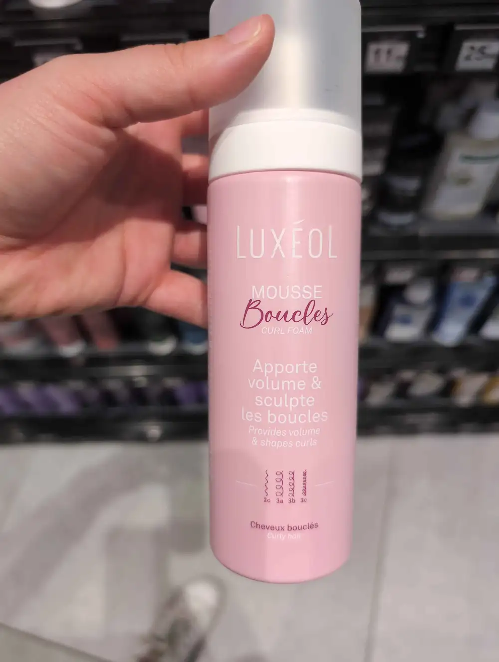 LUXÉOL - Mousse boucles 