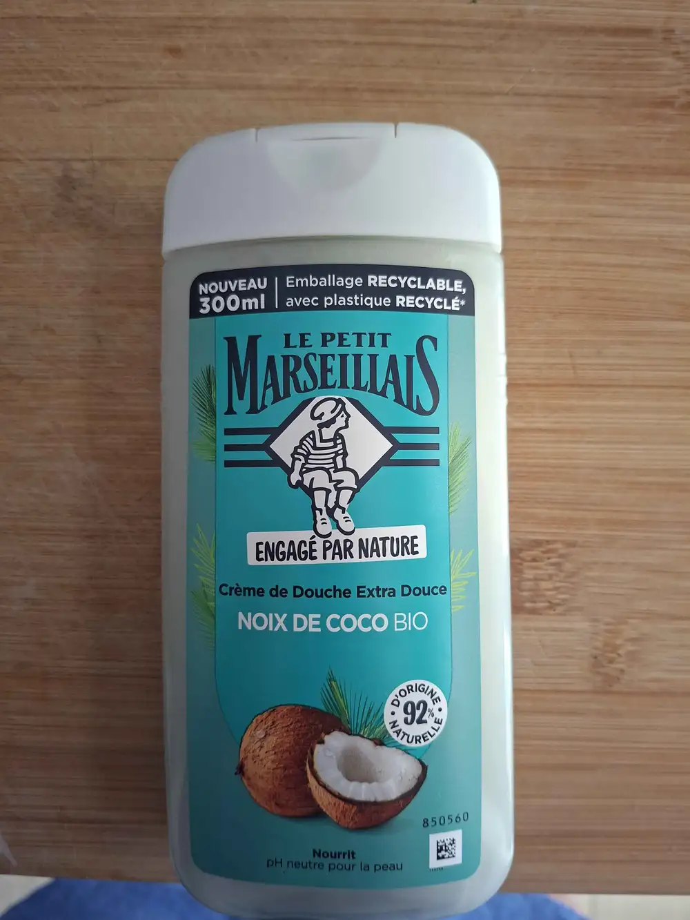 LE PETIT MARSEILLAIS - Noix de coco bio - Crème de douche extra douce