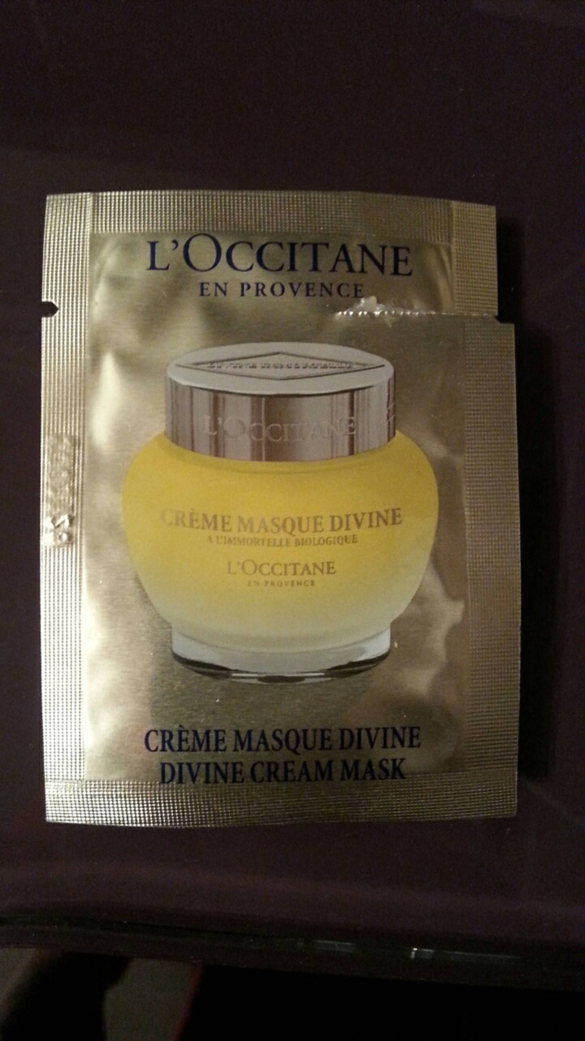 L'OCCITANE - Crème masque divine