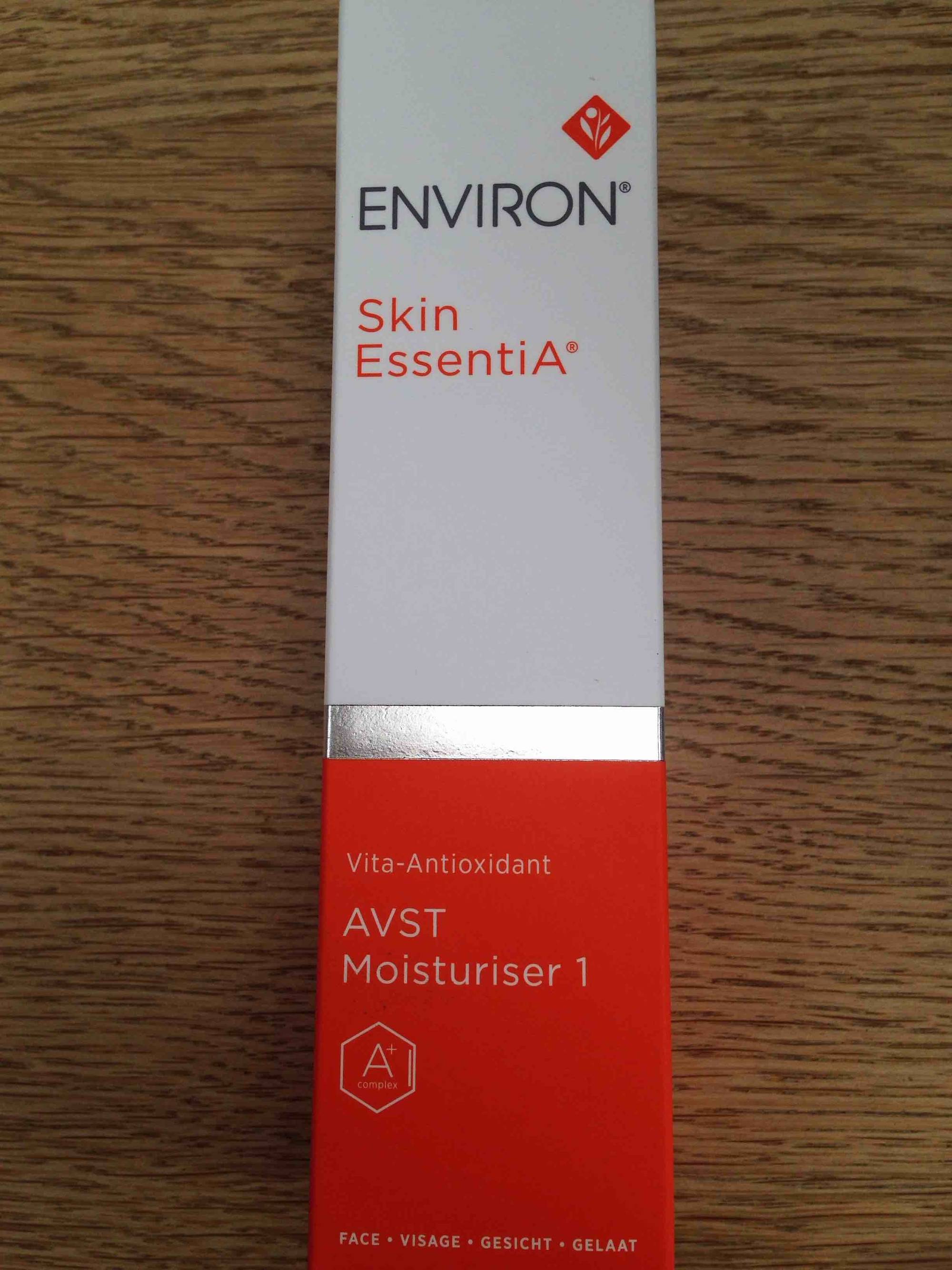ENVIRON - Skin essentiA - AVST moisturiser 1