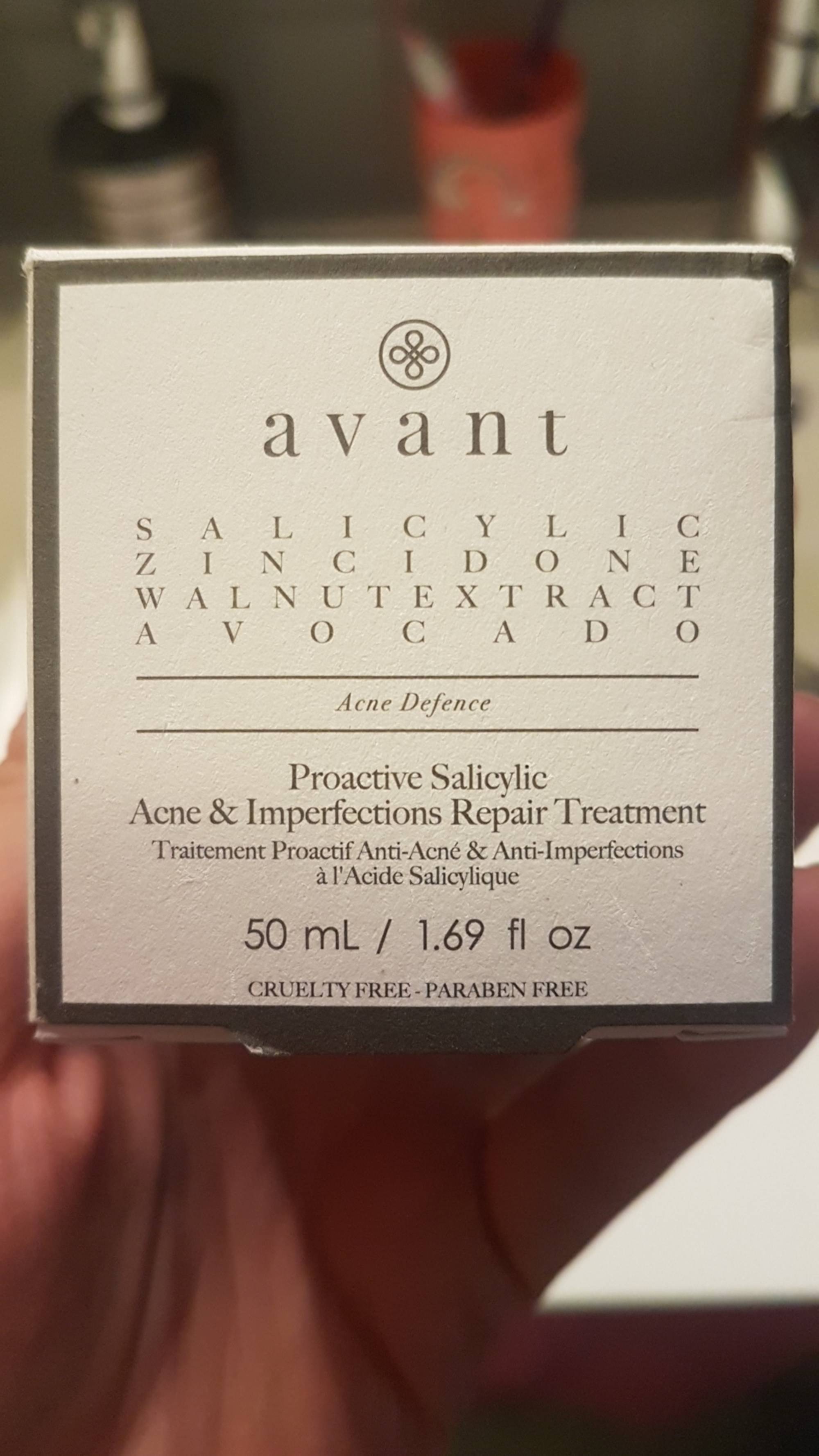 AVANT - Traitement proactif anti-acné & anti-imperfections à l'acide salicylique