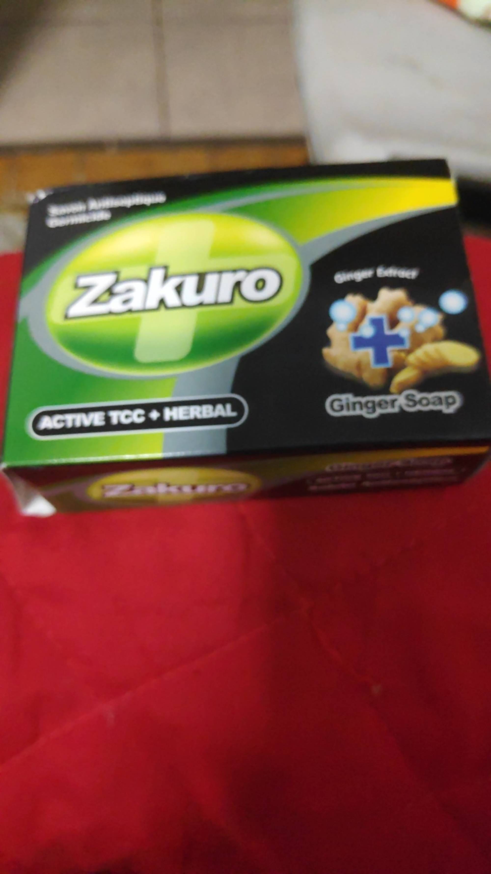 ZAKURO - Active TCC + herbal - Ginger soap