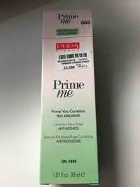 PUPA MILANO - Prime me - Base de pré-maquillage correctrice anti-rougeurs