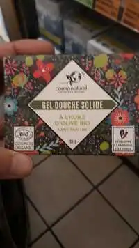 COSMO NATUREL - Gel douche solide à l'huile d'olive bio - Sans parfum