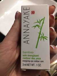 ANNAYAKE - Bamboo - Soin énergisant contour des yeux