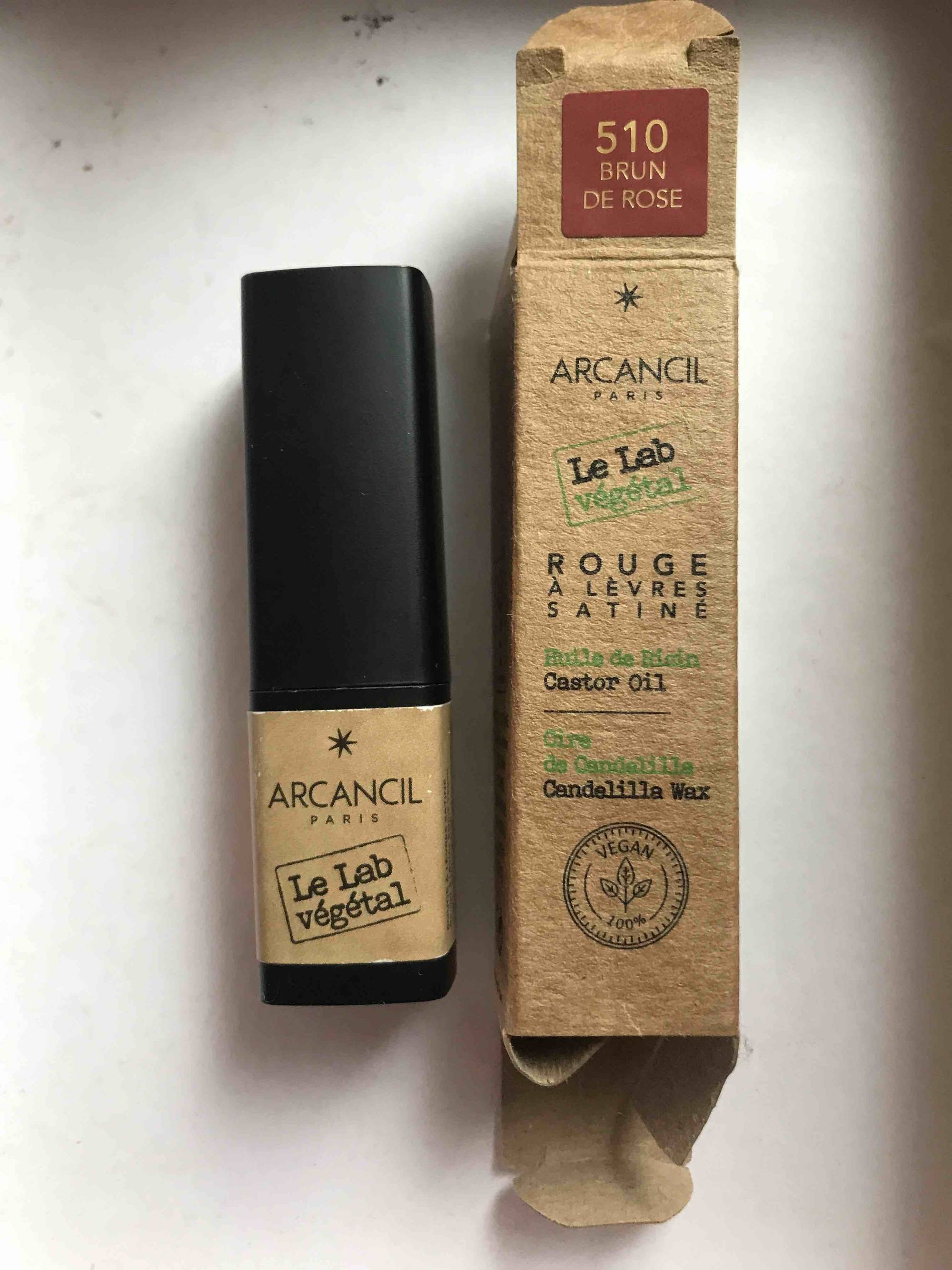 ARCANCIL - Le lab végétal - Rouge à lèvre satiné