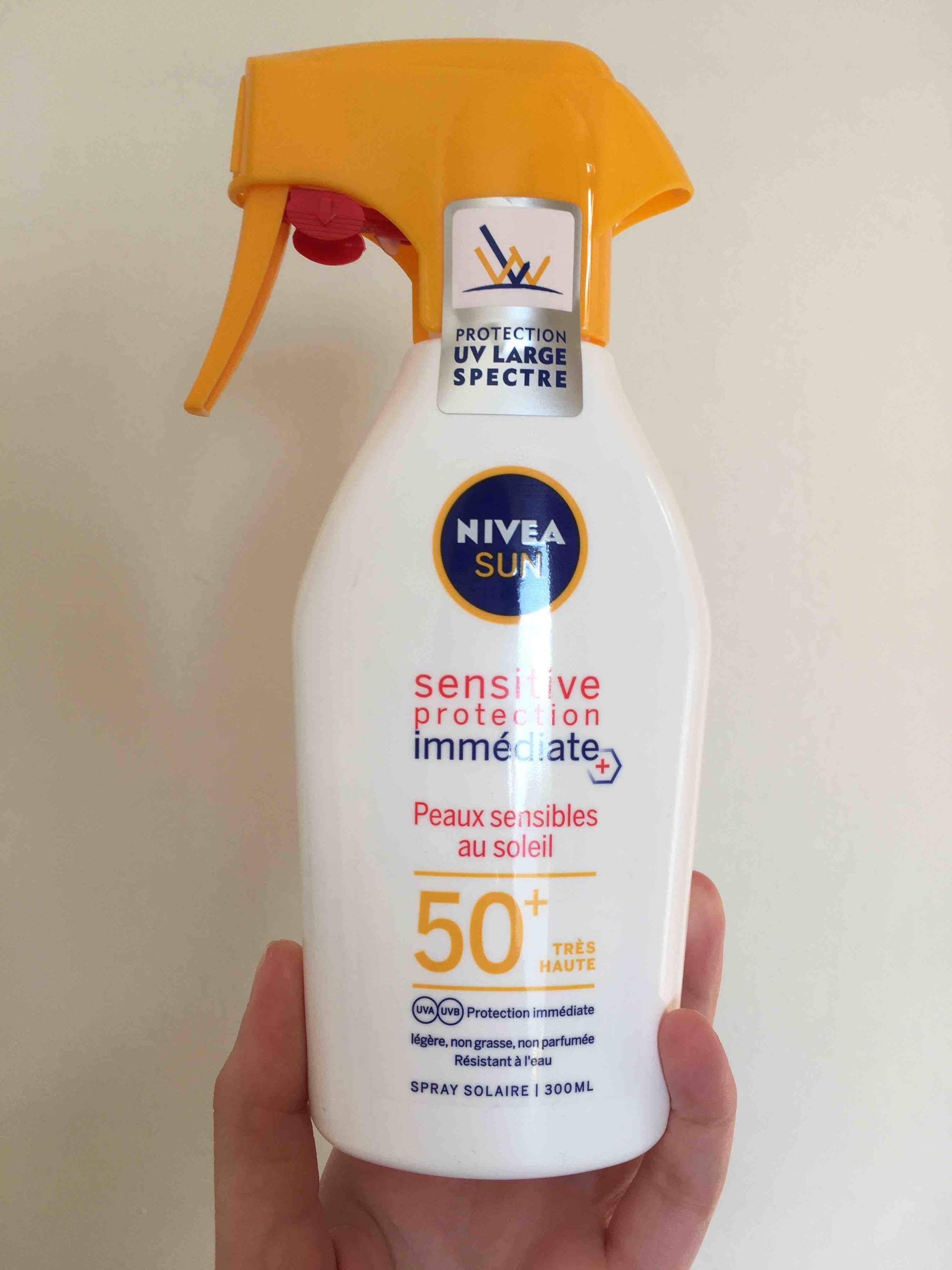 NIVEA - Sensitive protection immédiate - Spray solaire 50+