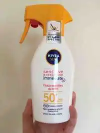 NIVEA - Sensitive protection immédiate - Spray solaire 50+