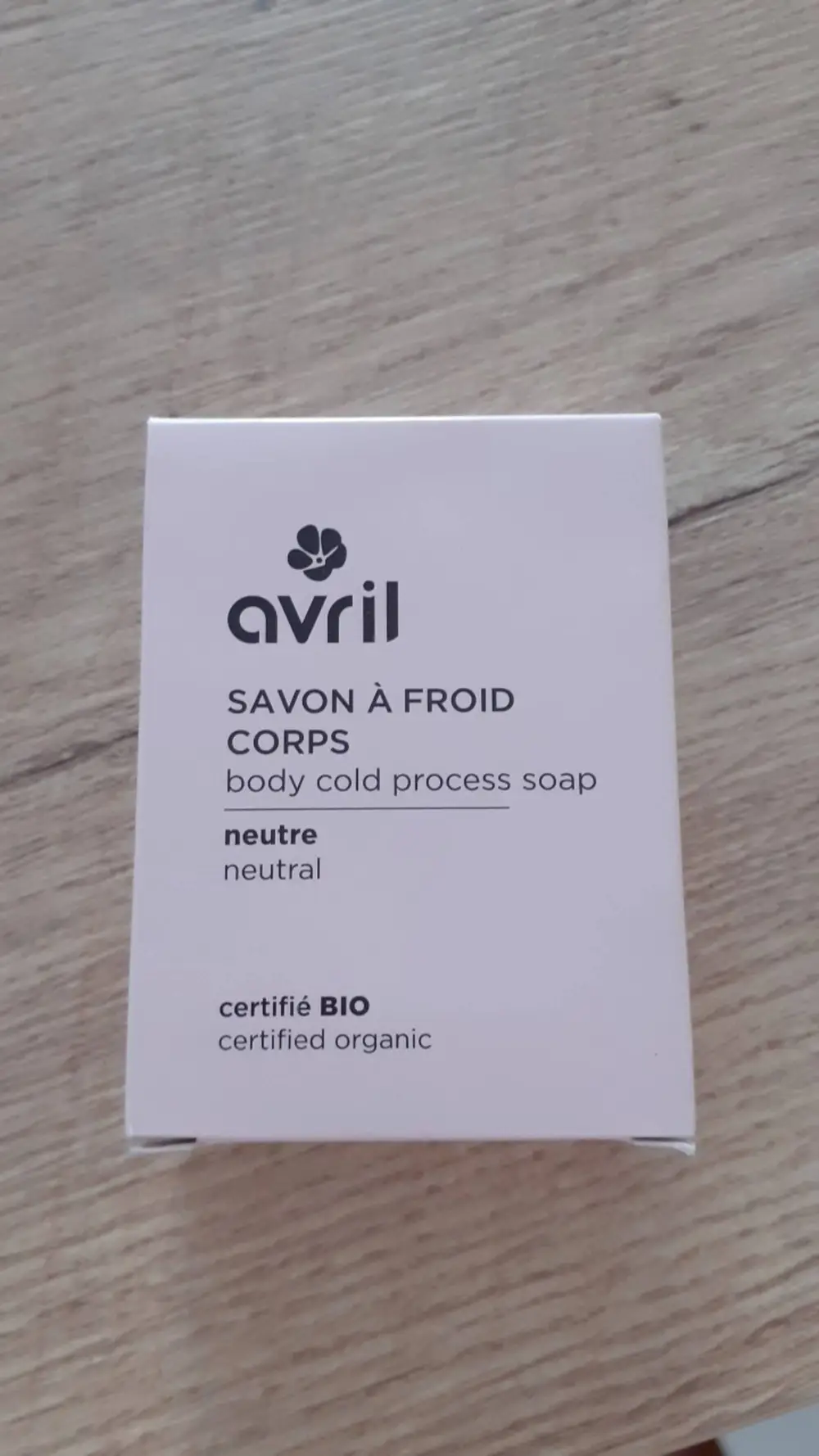 AVRIL - Savon à froid corps neutre