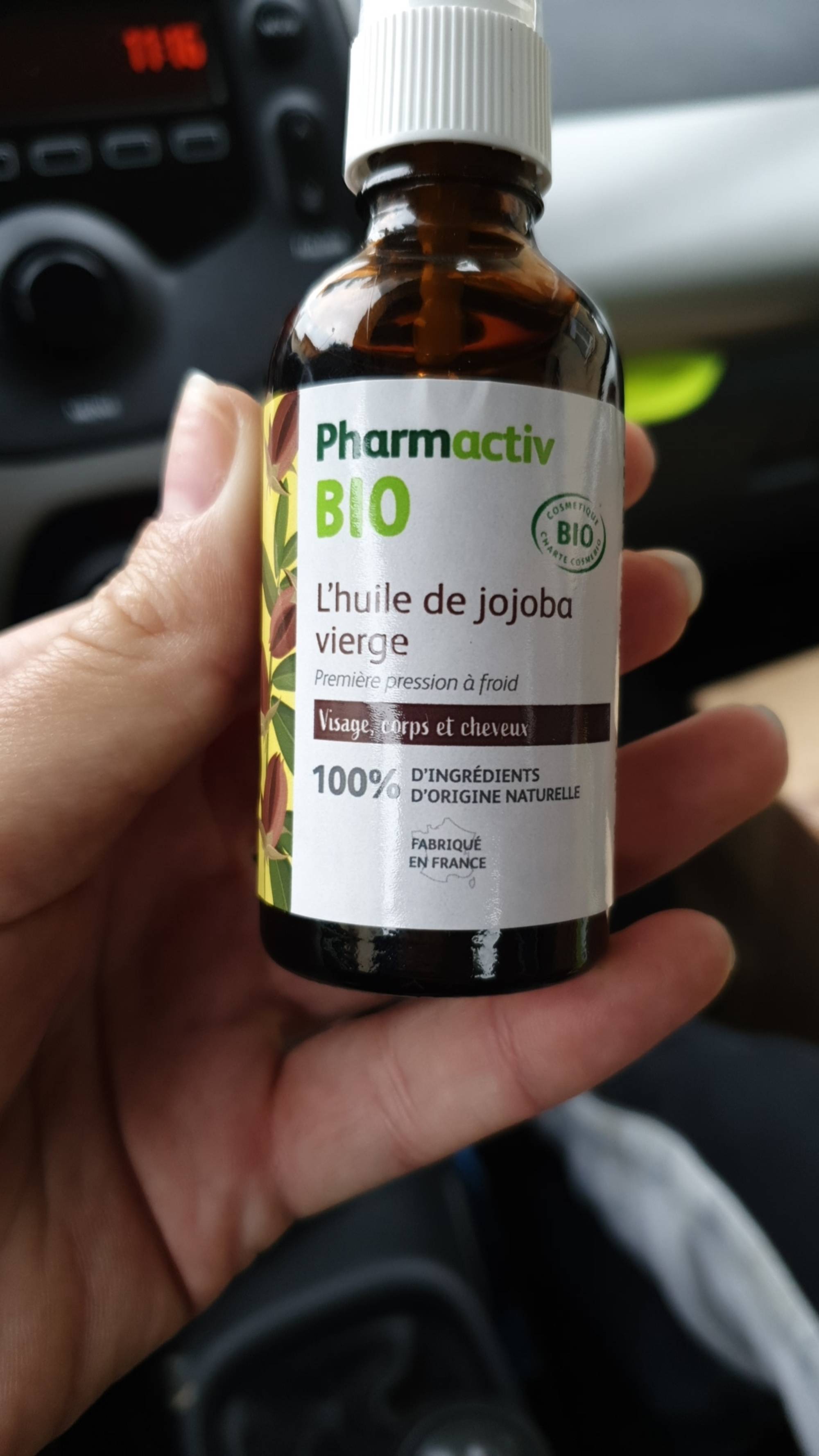 PHARMACTIV - Bio - L'huile de jojoba vierge