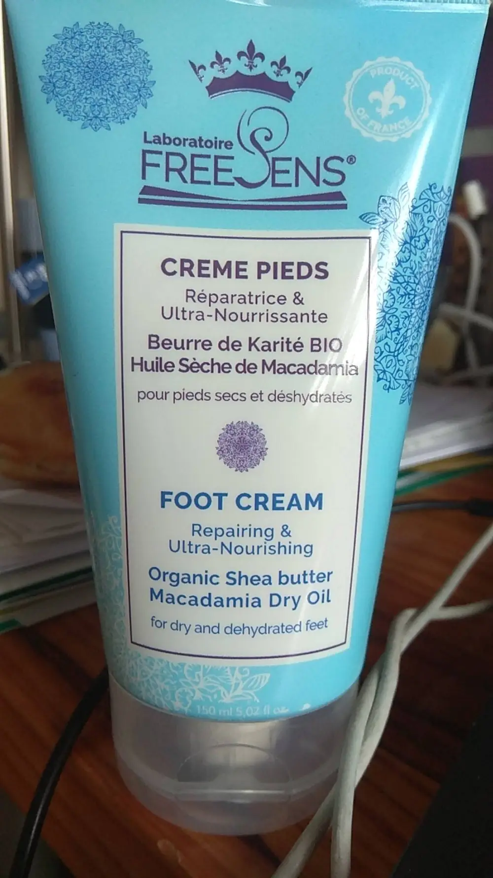 LABORATOIRE FREESENS - Crème pieds réparatrice & ultra-nourrissante