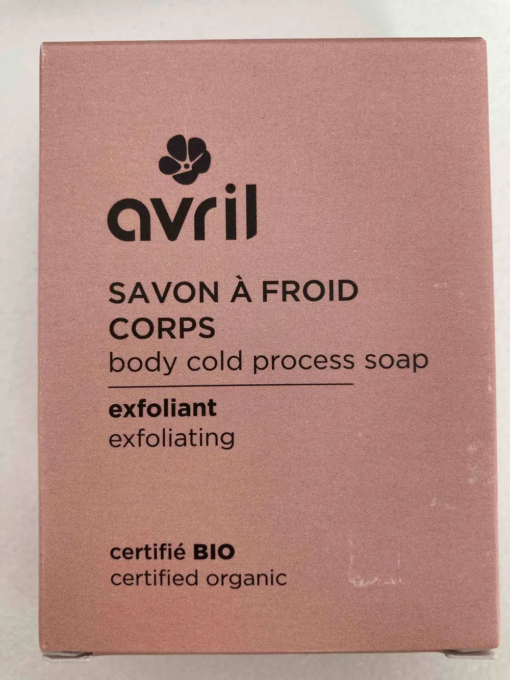 AVRIL - Savon à froid corps exfoliant bio