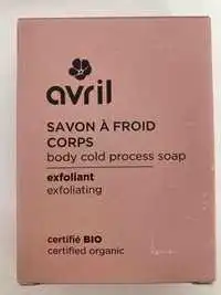 AVRIL - Savon à froid corps exfoliant bio