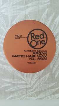 RED ONE - Argan matte hair wax full force