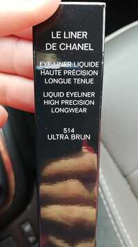 CHANEL - Eye-liner liquide haute précision longue tenue 514 ultra brun