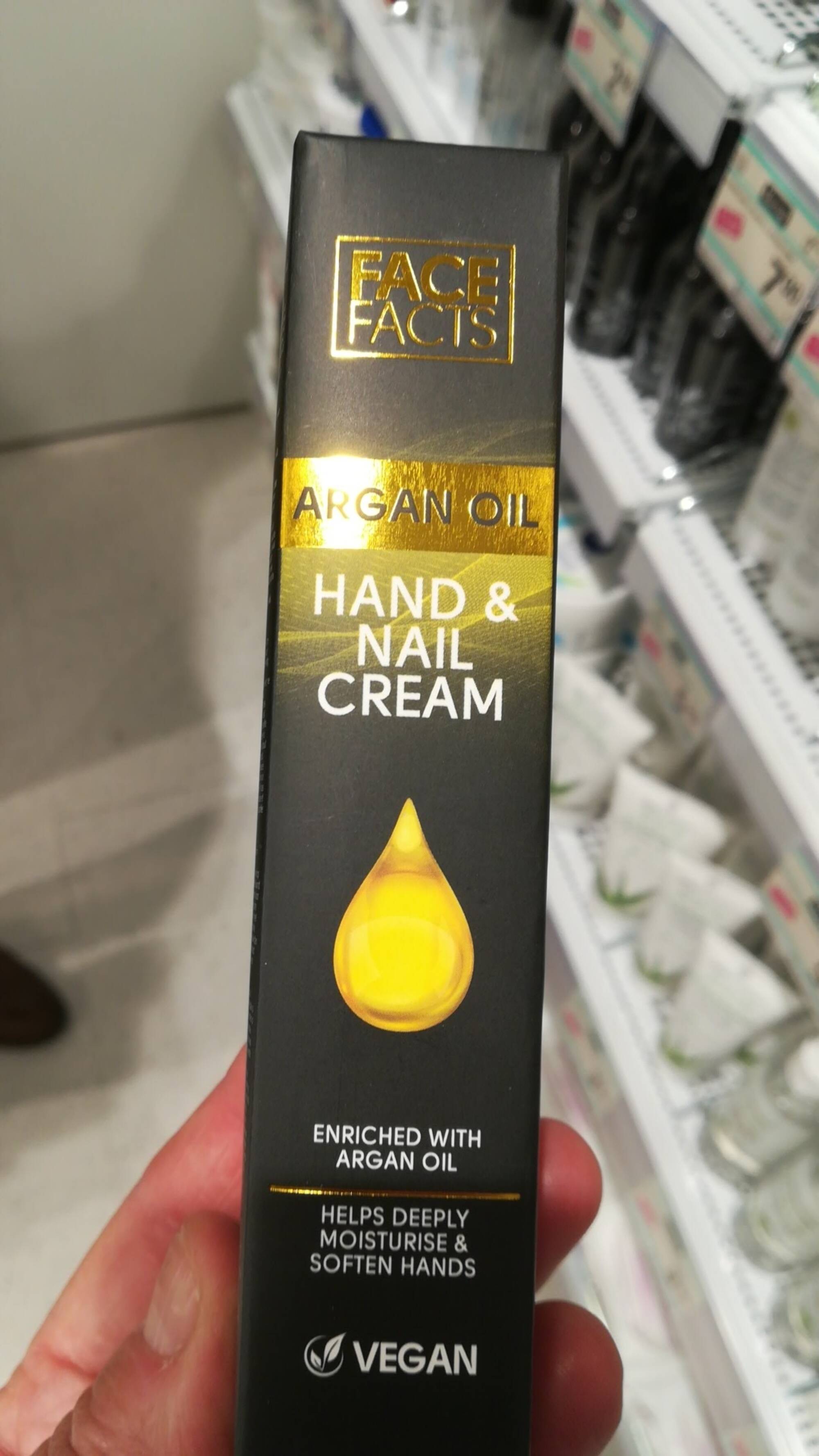 FACE FACTS - Argan oil - Hand & nail cream