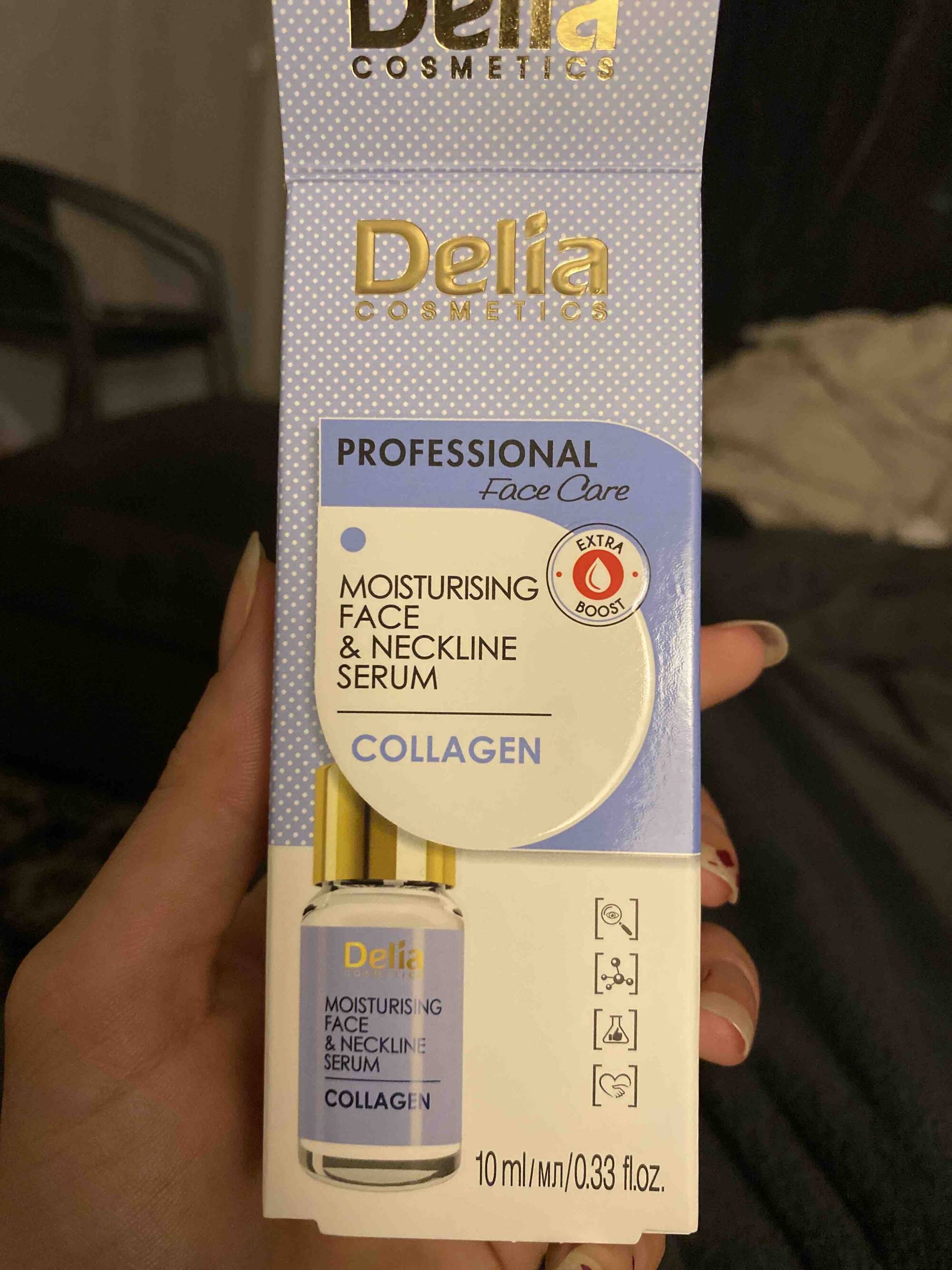DELIA COSMETICS - Collagen - Moisturising face & neckline serum