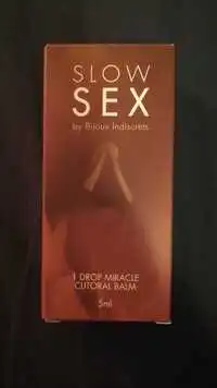 BIJOUX INDISCRETS - Slow sex - 1 drop miracle clitoral balm