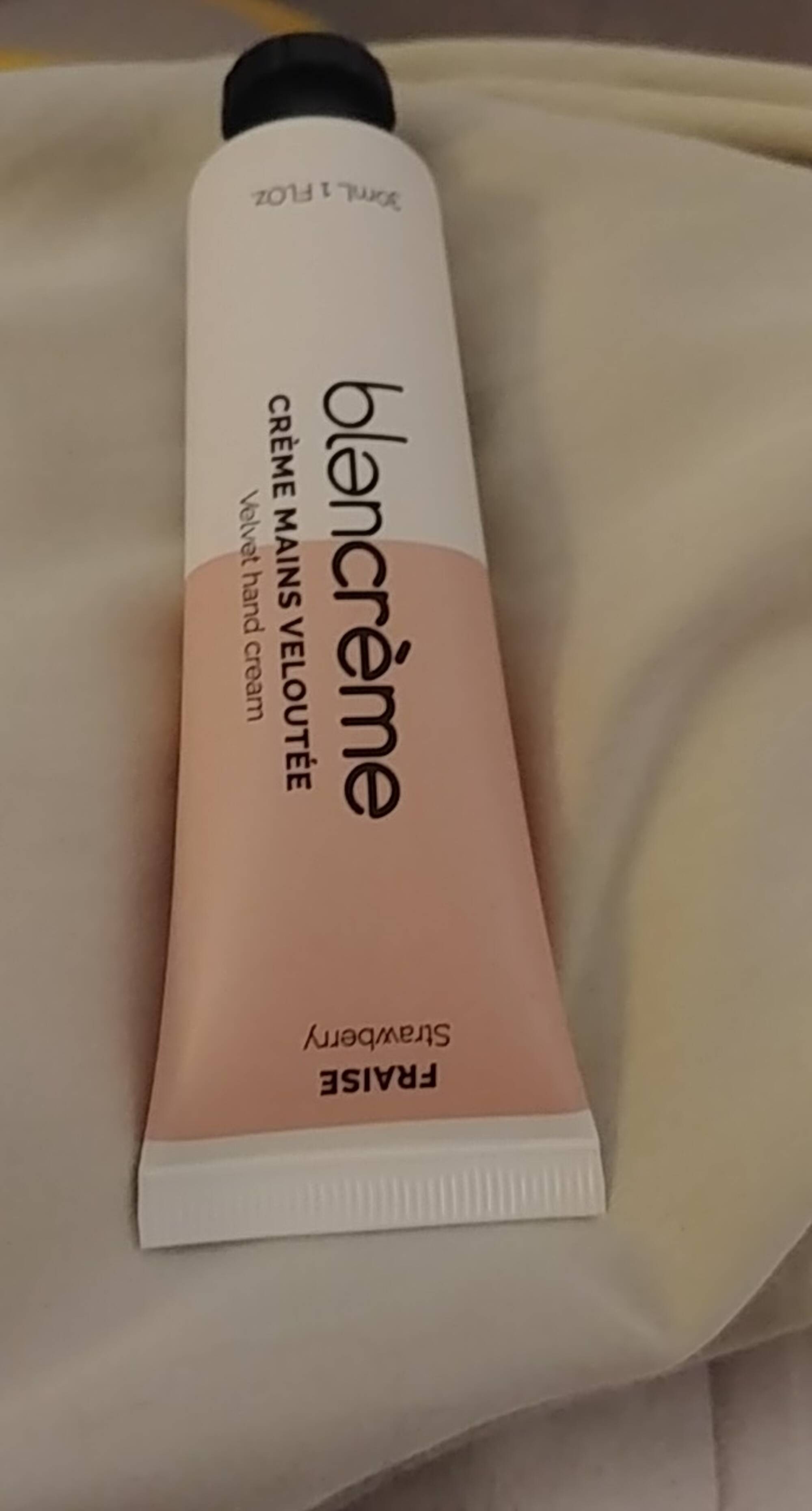 BLANCRÈME - Crème mains veloutée fraise