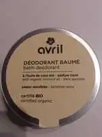 AVRIL - Déodorant baume 