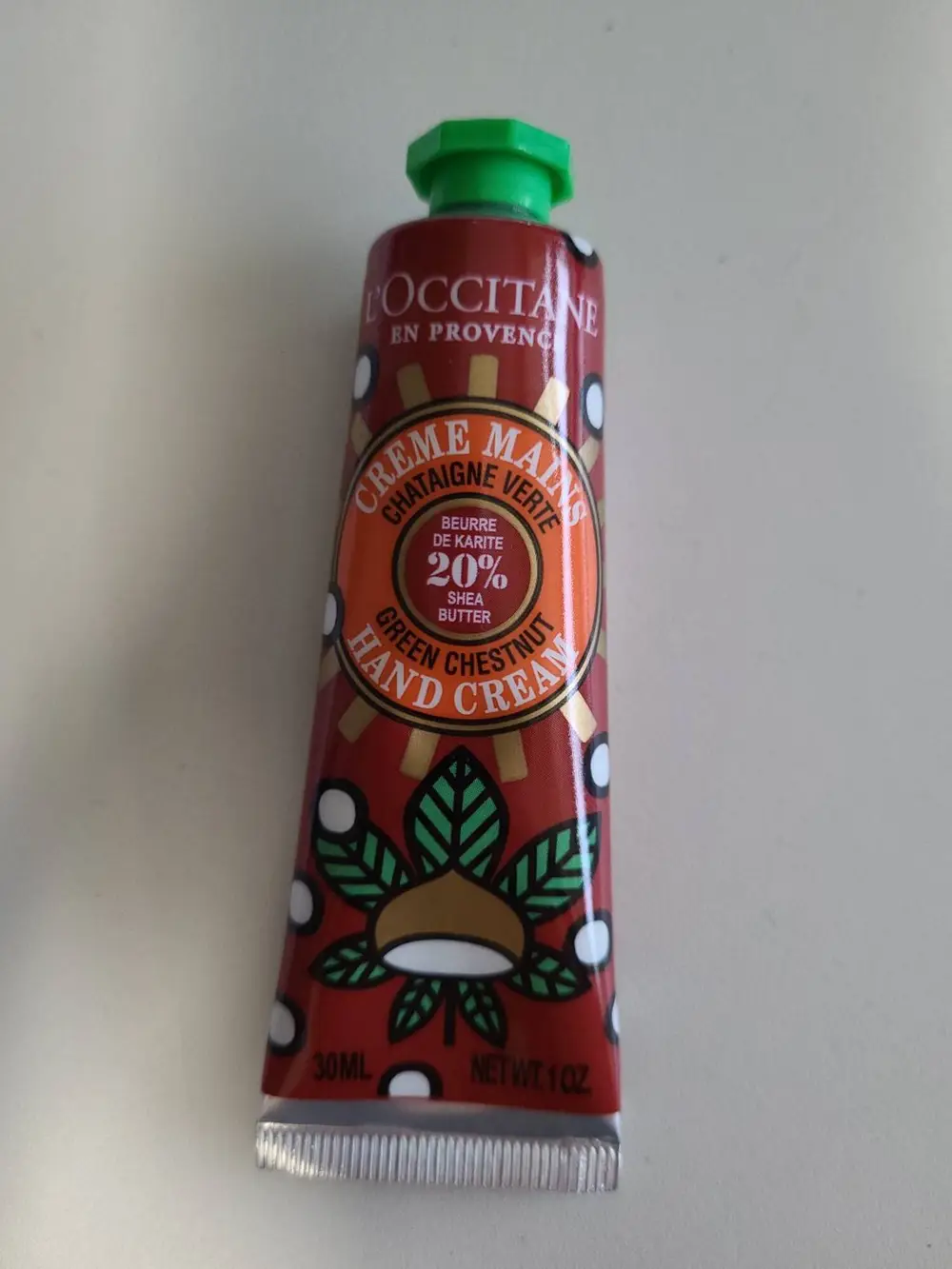 L'OCCITANE - Crème mains châtaigne verte
