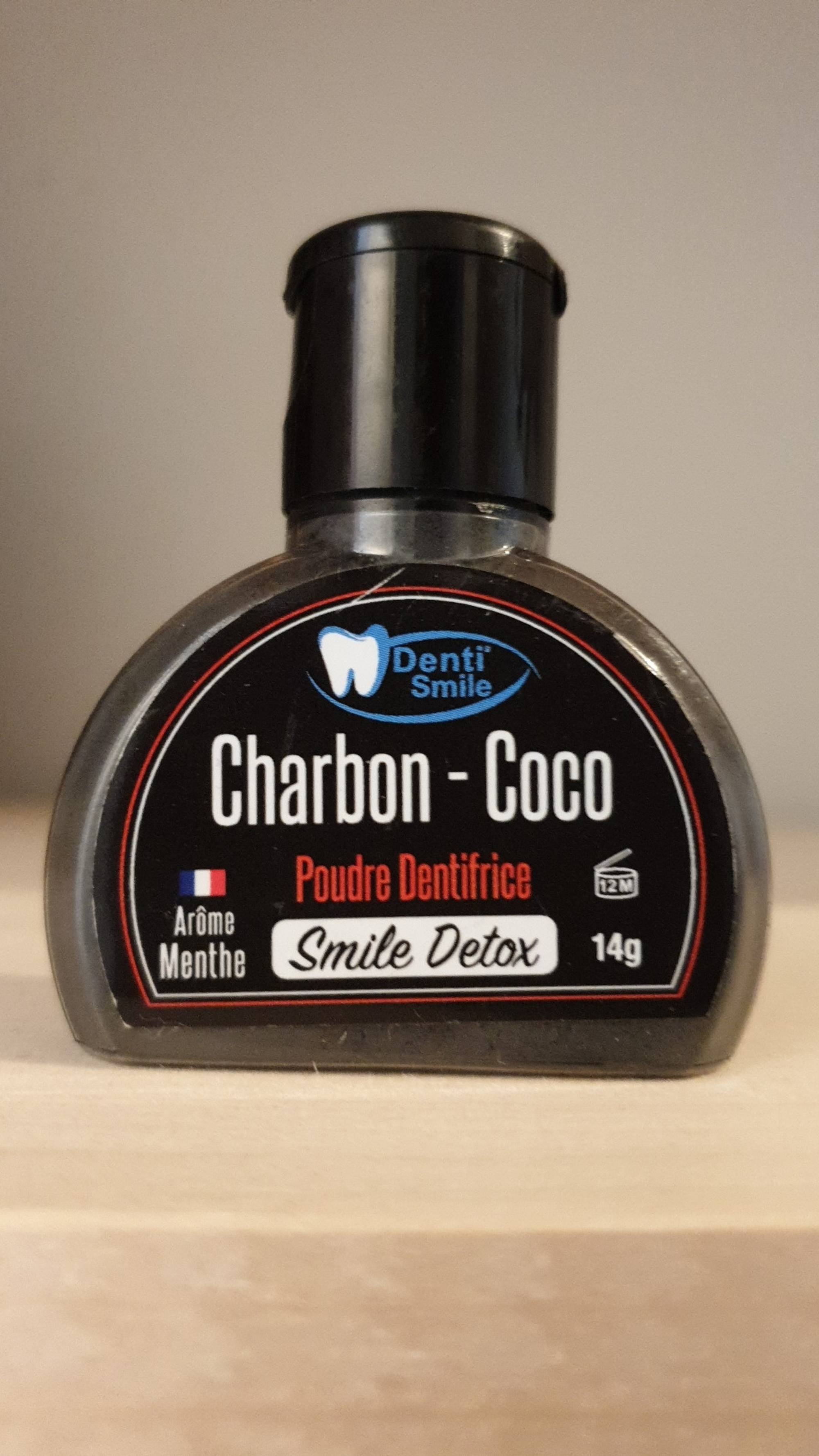 DENTI SMILE - Charbon-coco - Poudre dentifrice