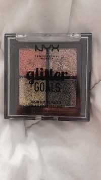 NYX - Glitter goals - Palette crème brillance