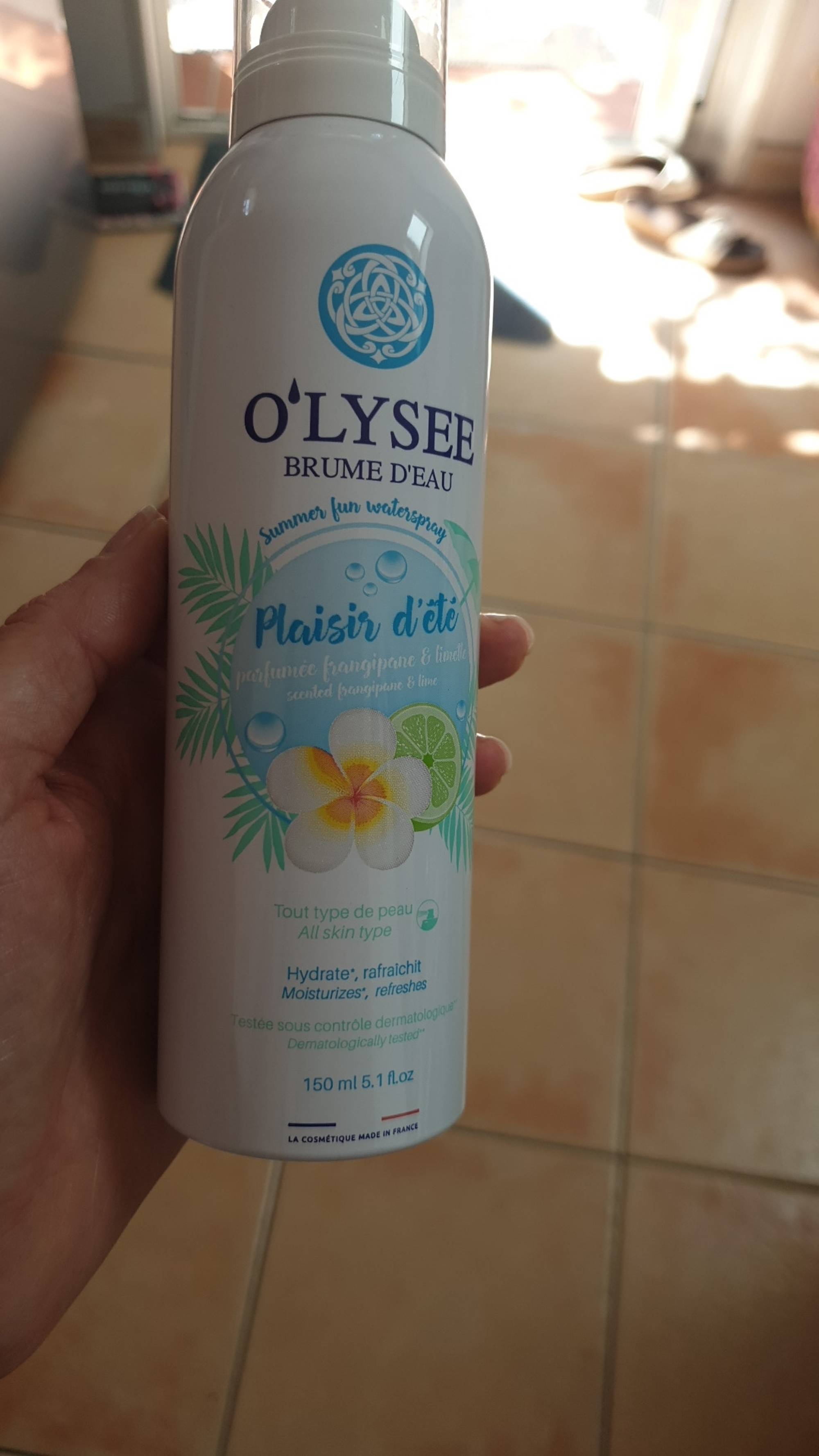 O'LYSÉE - Plaisir d'été - Brume d'eau